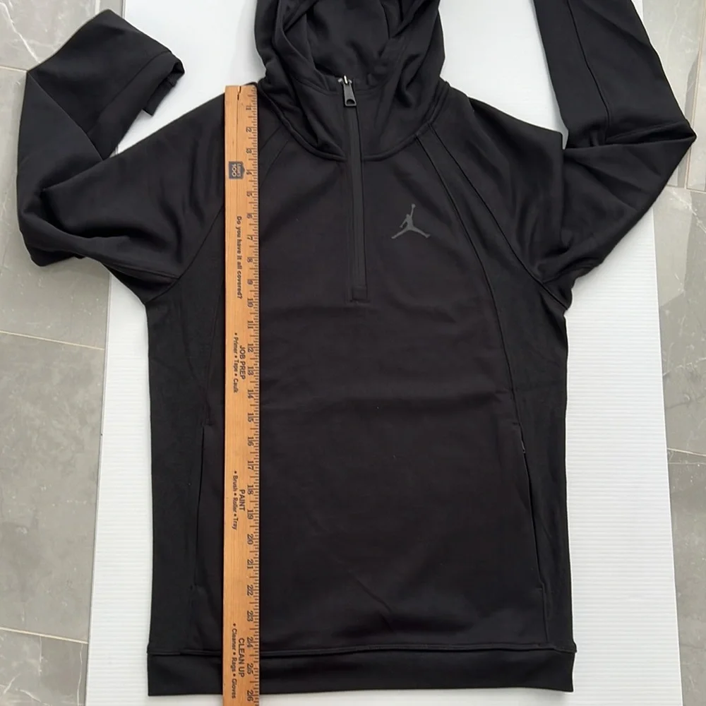 Jordan Men's Dri-FIT Sport Statement Air Fleece Pullover Hoodie-Black